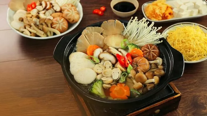 Lẩu hải sản chay