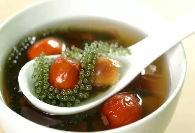 Chè rong nho táo đỏ