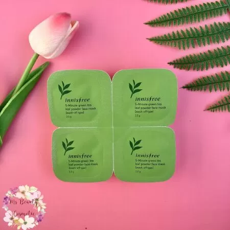 Innisfree 5-Minute Green Tea Leaf Powder Face Mask