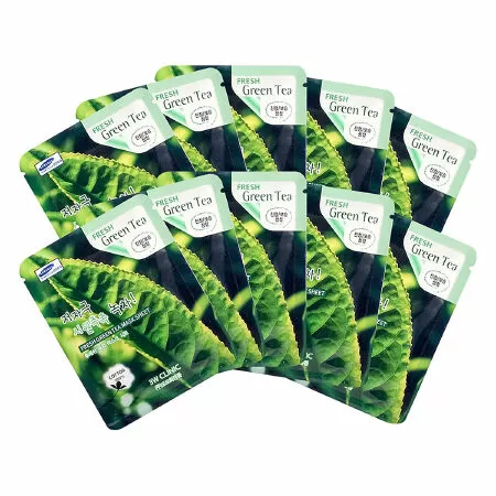 Mặt Nạ 3W CLINIC Chiết Xuất Trà Xanh Fresh Green Tea Mask Sheet
