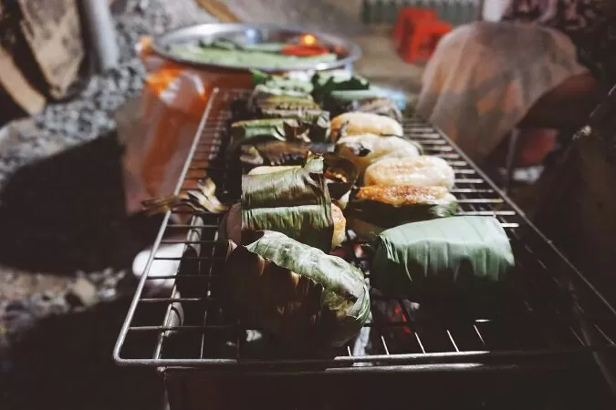 Chè chuối nướng 384 Hoàng Diệu