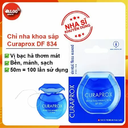 Chỉ nha khoa có sáp Curaprox