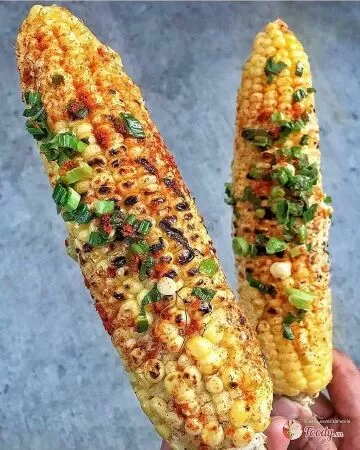 Bắp nướng mỡ hành