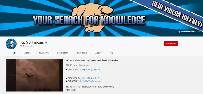 Top 5 Unknowns