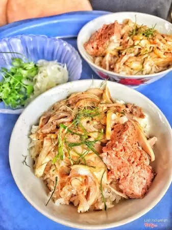 Xôi gà pate