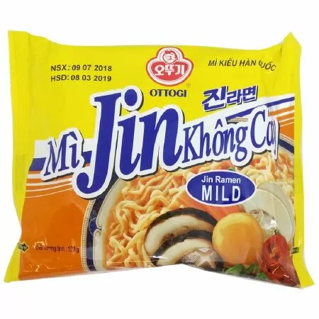 Ottogi Jin Ramen Mild / Mì ăn liền Jin Ramen không cay