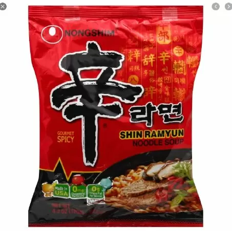 Nongshim Shin Ramyun Noodle Soup Gourmet Spicy / Mì ăn liền Nongshim Shin Ramyun với nước súp cay