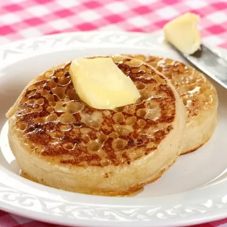 Crumpet ở vương quốc Anh