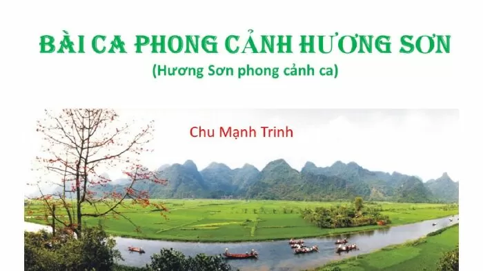 Hương Sơn phong cảnh ca