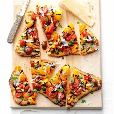 Pizza cà chua nướng