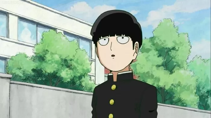 Nhân vật kuudere Kageyama Shigeo từ manga Mob Psycho 100