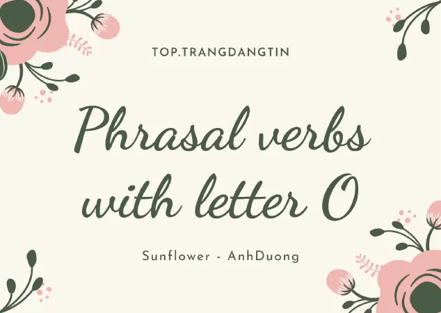 Cụm động từ vần O
