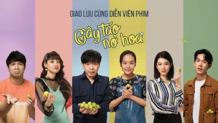 Cây táo nở hoa -2021