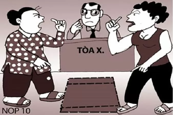 Khởi kiện đưa nhau ra tòa