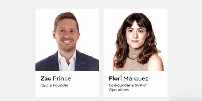 Những người đồng sáng lập BlockFi: Zac Prince và Flores Marquez