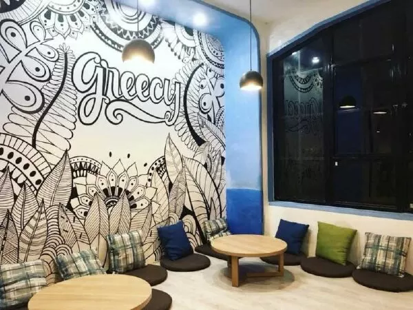 Cafe bệt Hà Nội Greecy