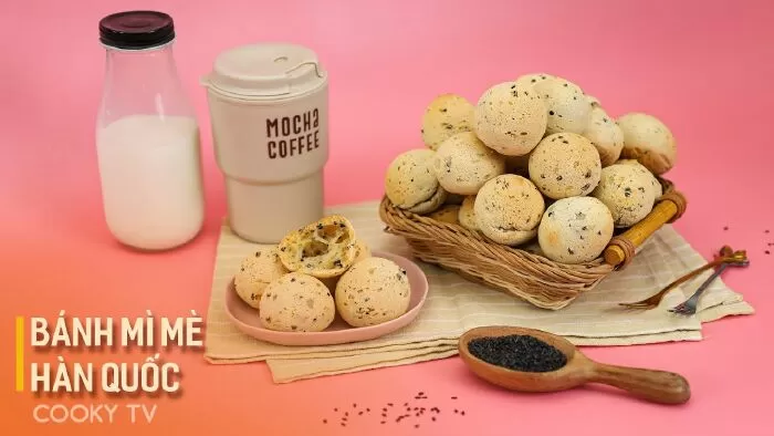 Bánh mì mè đen Hàn Quốc