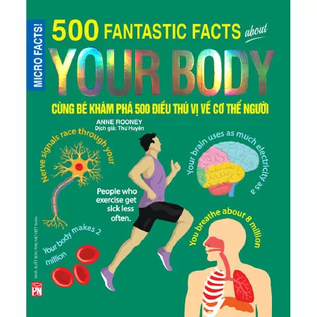 Cùng bé khám phá 500 điều thú vị về cơ thể con người.
