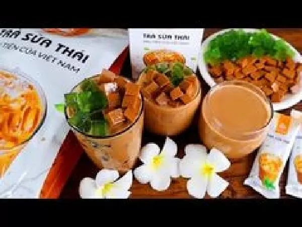 Thạch trà sữa Thái