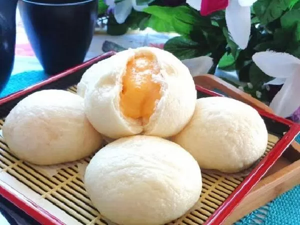 Bánh bao ngọt nhân đậu xanh