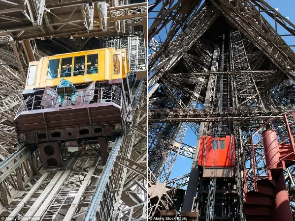 Tháp Eiffel có thang máy