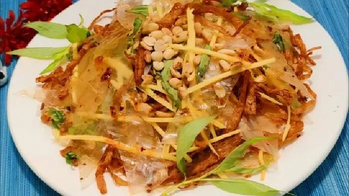 Bánh tráng trộn chay