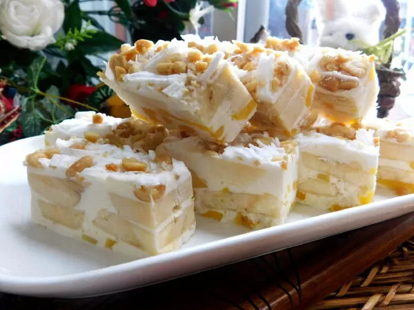 Kem chuối nước cốt dừa