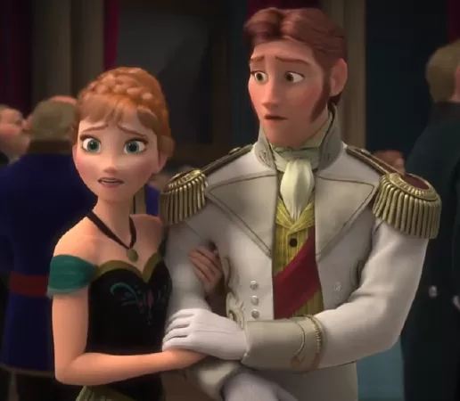 Anna & Hans trong Frozen 1