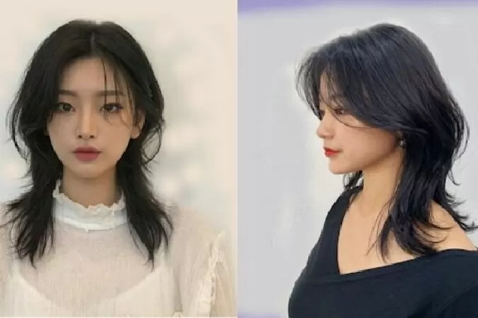 Tóc mullet layer nữ tỉa dài