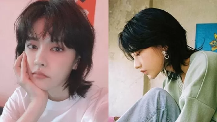 Tóc mullet layer hai mái tỉa đuôi ngắn