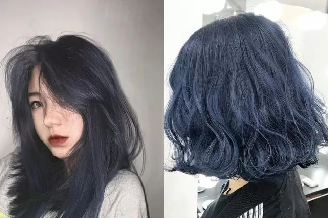Tóc màu xanh đen