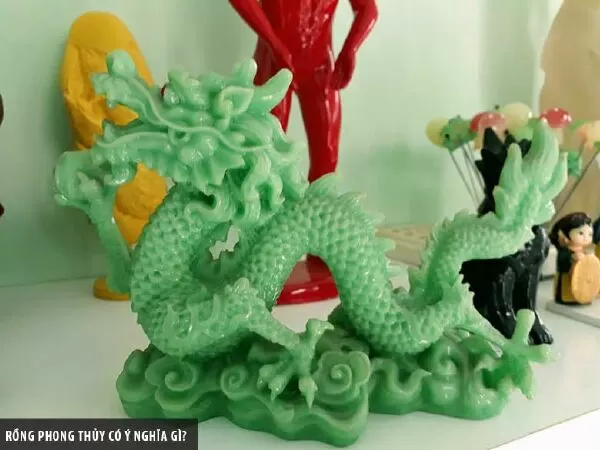 Đá phong thủy Rồng Xanh