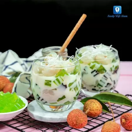 Chè vải thạch lá nếp