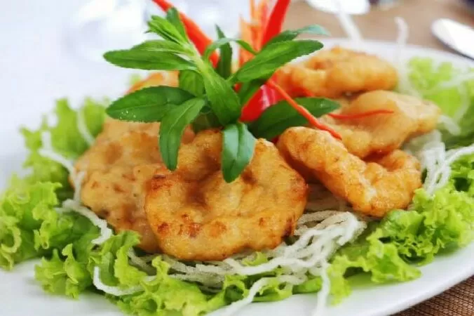 Chả mực giã tay Quảng Ninh