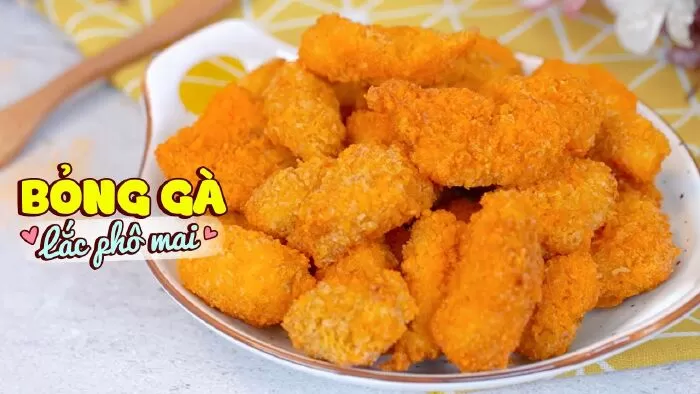 Bỏng gà lắc phô mai