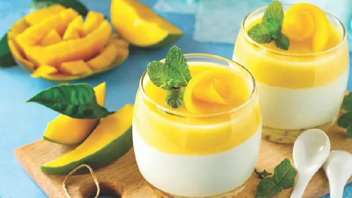 Panna cotta xoài