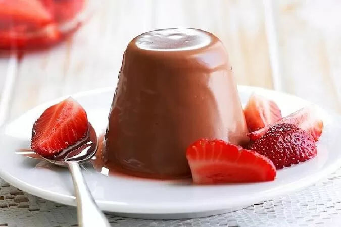 Panna cotta socola