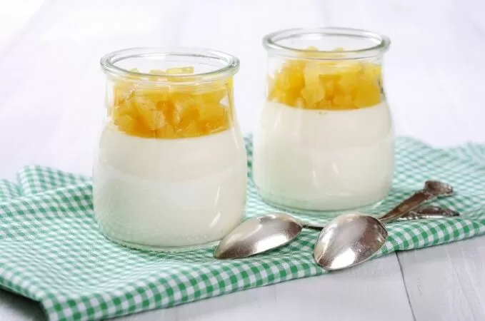 Panna cotta dứa