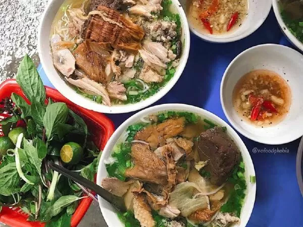 Bún ngan chùa Hà