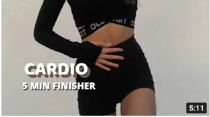 5 min cardio Finisher by Ocean Andrea