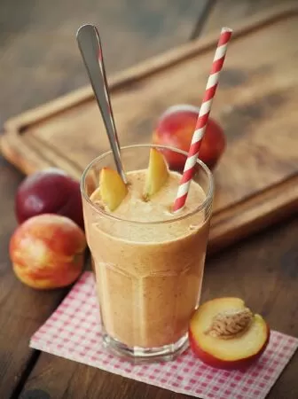 Smoothie đào việt quất