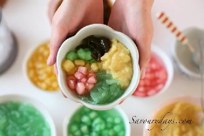 Chè sương sa hạt lựu