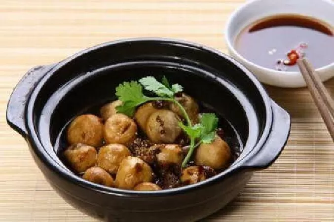 Nấm rơm kho nước tương