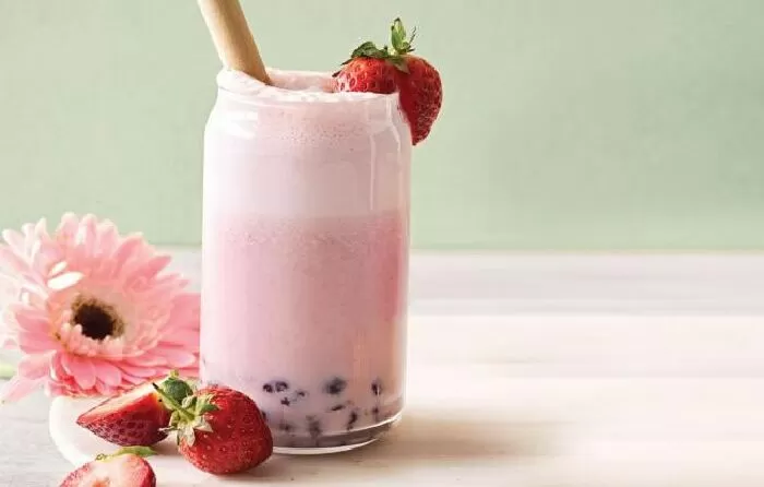 Trà sữa dâu tây