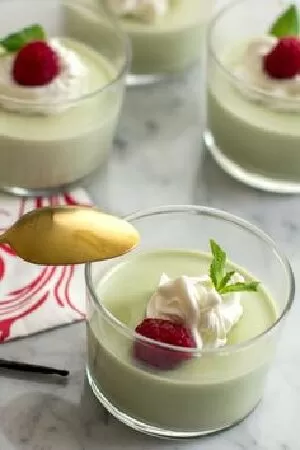 Bánh pudding trà xanh