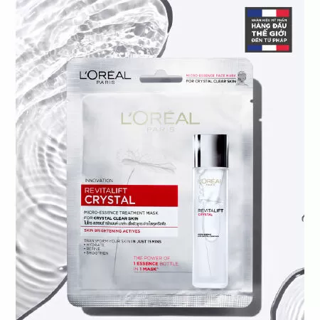Mặt nạ Revitalift Crystal MicroEssence Treatment Mask L'Oreal Paris