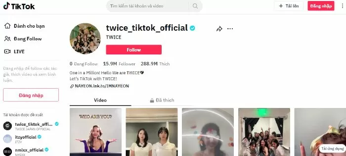 TWICE - @twice_tiktok_official