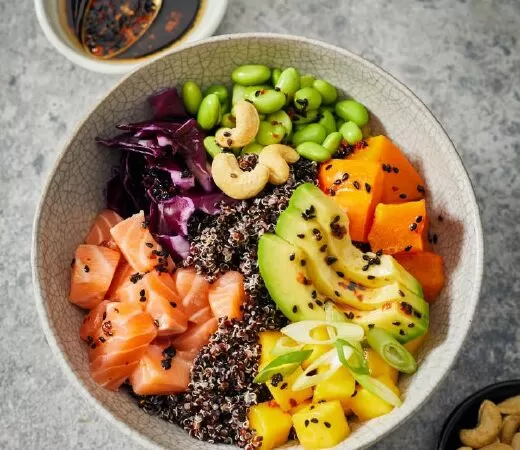 Salad Bowl Xoài Cá Hồi