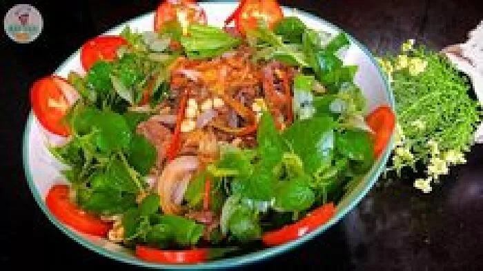 Salad Bò, Rau Càng Cua