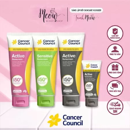 Kem chống nắng Cancer Council Active
